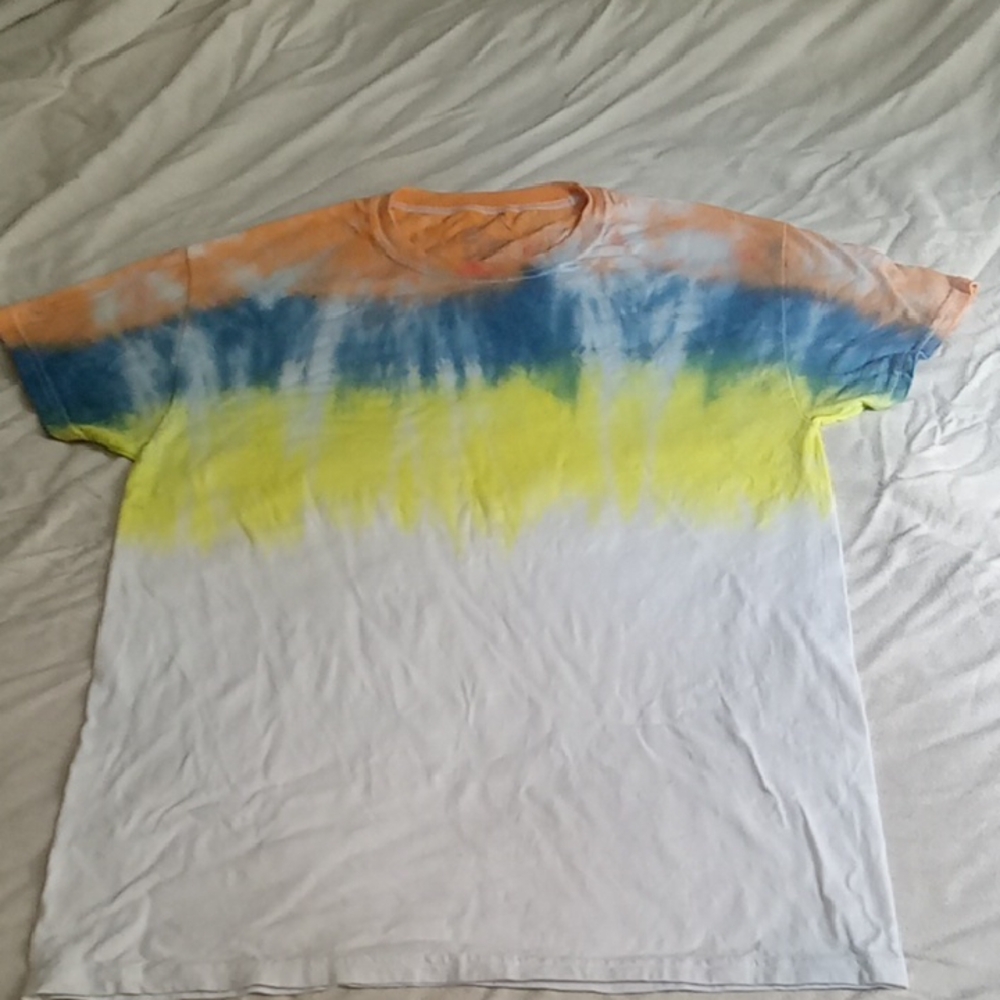 Multicolor Tie-Dye Short Sleeve Tee